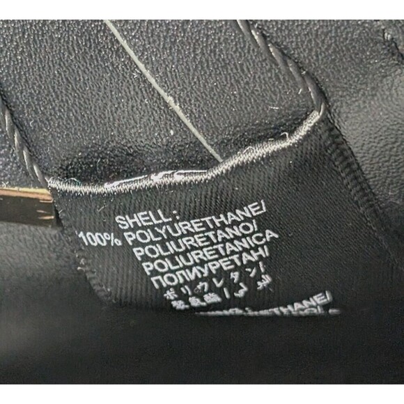 BCBGMAXAZRIA Clutch Bag Harlow Gunmetal Mirror Envelope Pouch Vegan Leather Glam - Picture 8 of 15